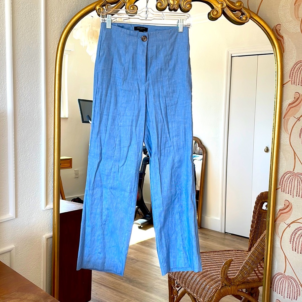 Ann Taylor Chambray Trousers